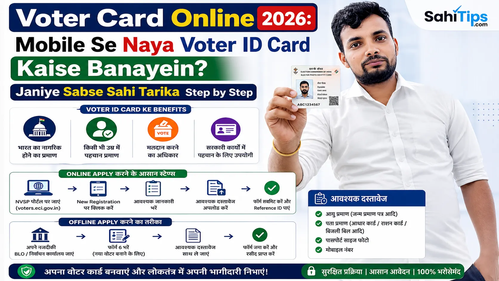 Mobile Se Naya Voter ID Card Kaise Banayein