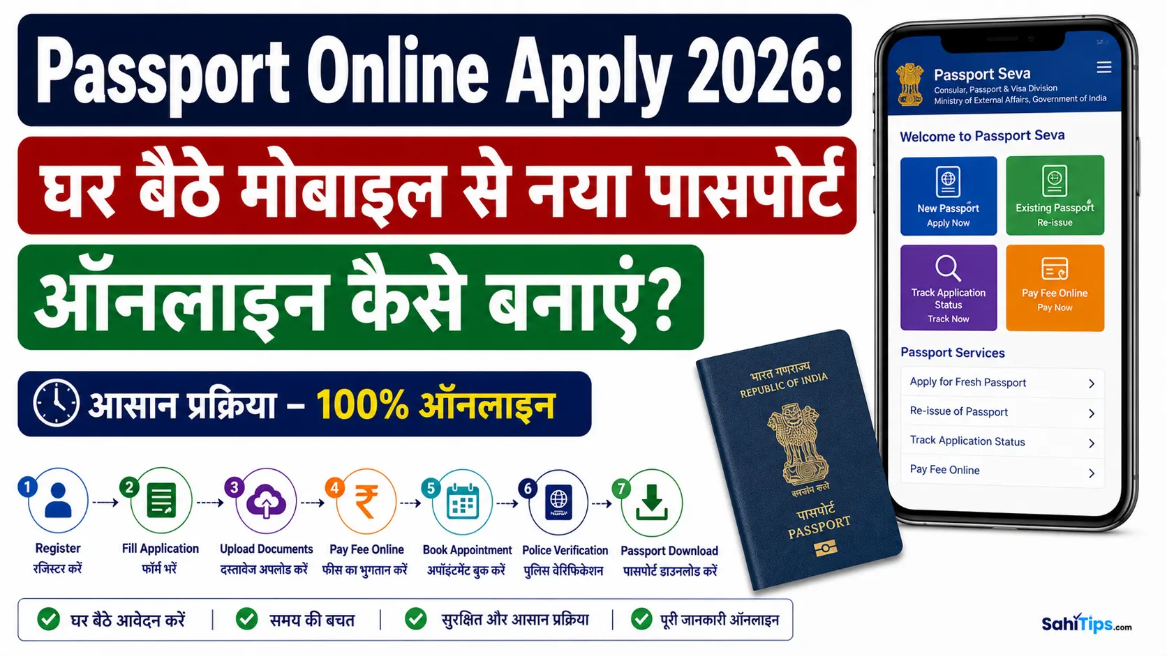 Passport Online Apply 2026