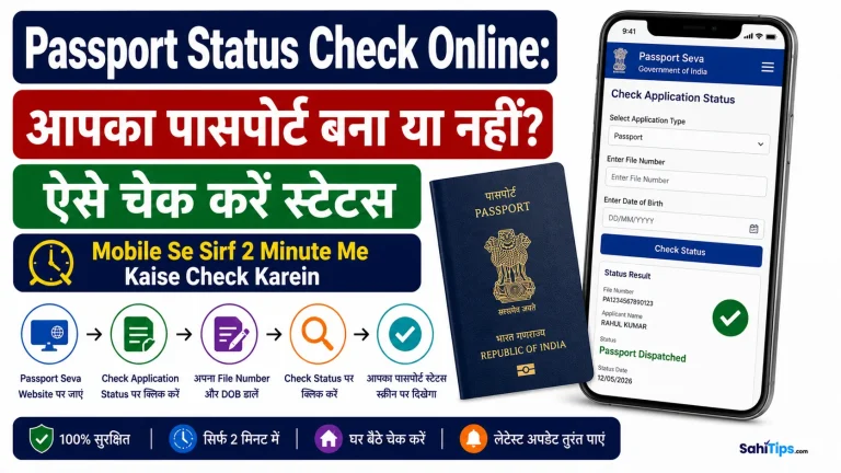 Passport Status Check Online