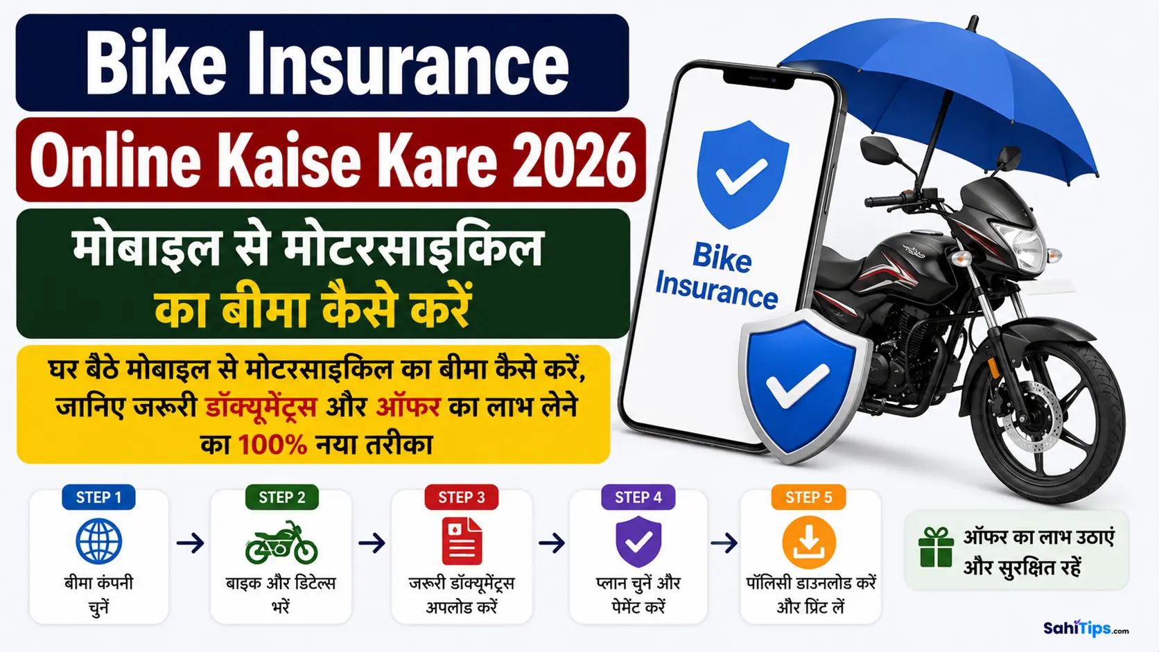 Bike Insurance Online Kaise Kare 2026