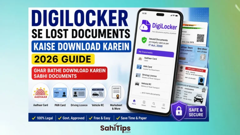 DigiLocker Se Lost Documents Kaise Download Karein 2026