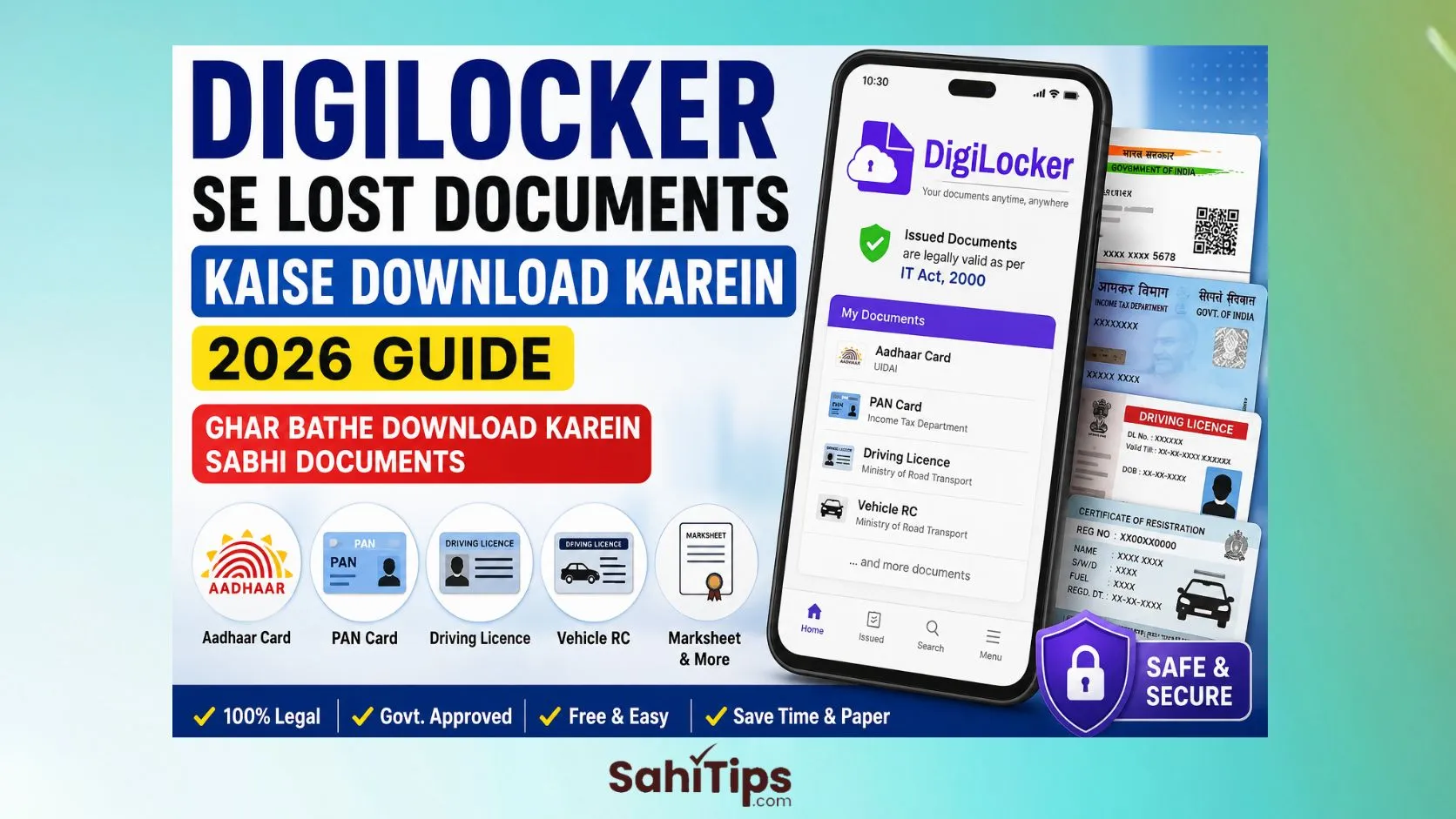 DigiLocker Se Lost Documents Kaise Download Karein 2026